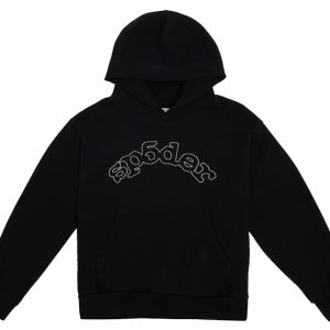 Sp5der OG Logo Hoodie Black