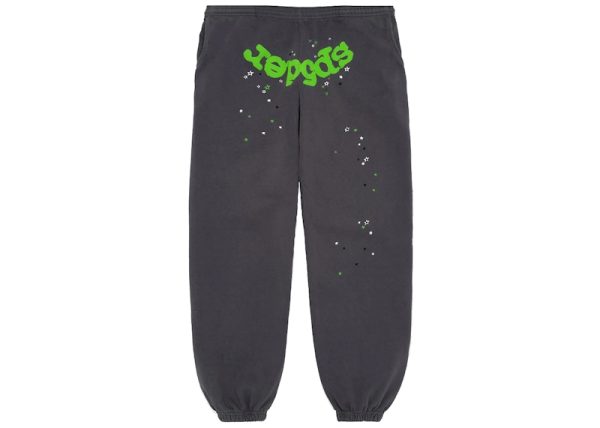 Sp5der Wait Web Sweatpant Slate Grey