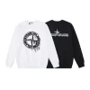 Stone Island Sweatshirt Black White pk08