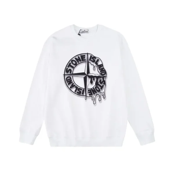 Stone Island Sweatshirt Black White pk08 - Image 6