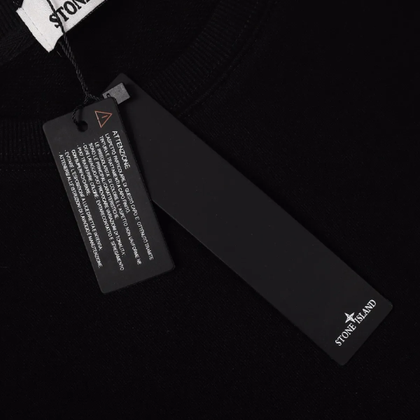 Stone Island Sweatshirt Black White pk09 - Image 9