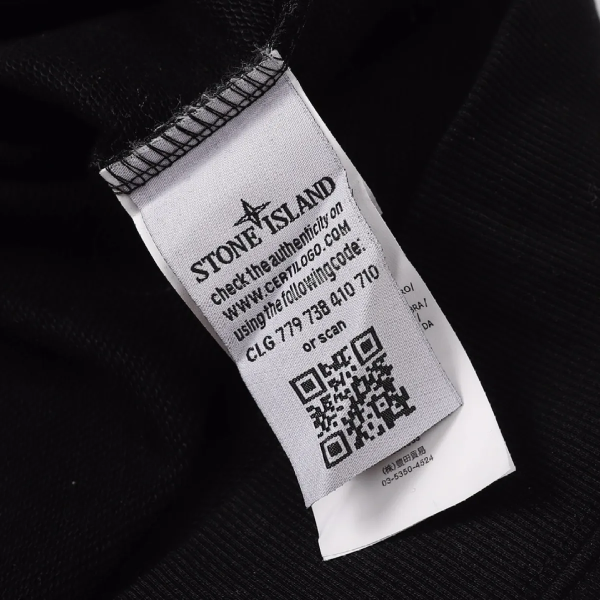 Stone Island Sweatshirt Black White pk08 - Image 10