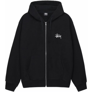Stussy Basic Stussy Zip Hoodie Black