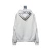 Stussy Logo Embroidered Hoodie gray