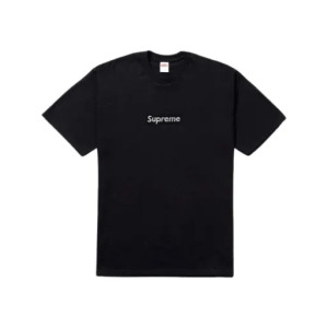 Supreme Swarovski Box Logo Tee Black