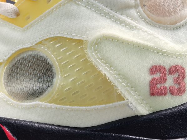 Off-White X Air Jordan 5 Retro SP ＂Sail＂ - Image 14