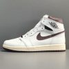 A Ma Maniere x Air Jordan 1 Retro High OG SP＂sail and Burgundy＂Retro Leisure Basketball Shoes