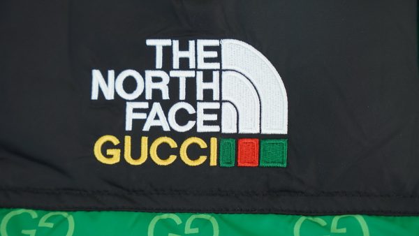 The North Face Splicing White And Green GUCCI - Image 5