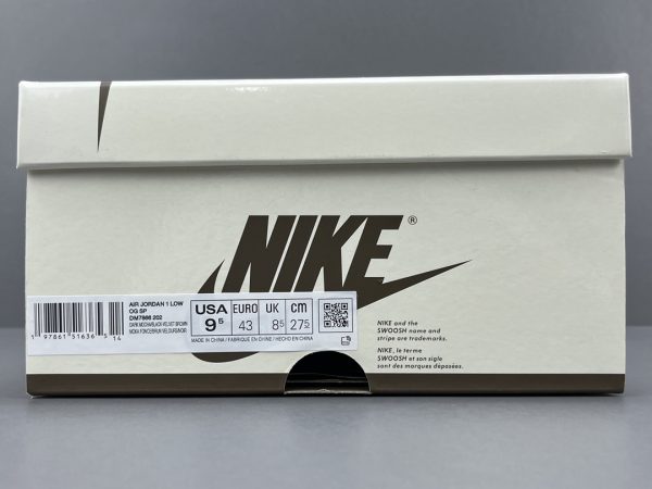 Travis Scott x Jordan Air Jordan 1 Low OG “Velvet Brown” - Image 17