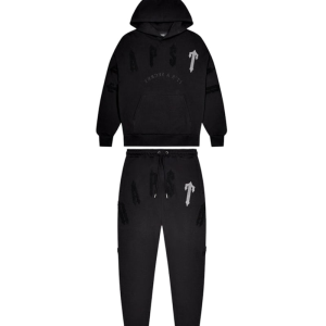 Trapstar Irongate Arch Chenille 2.0 Tracksuit Blackout