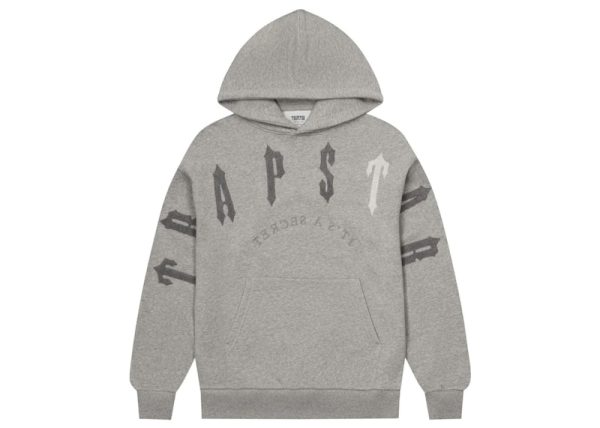 Trapstar Irongate Arch Chenille 2.0 Tracksuit Grey - Image 4