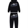 Trapstar Shooters Hoodie Tracksuit Black/Teal