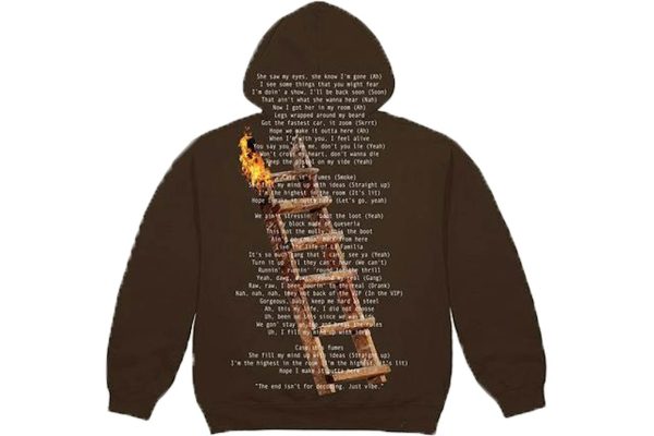Travis Scott Highest In The Room Not For Decoding Hoodie Brown - Image 2