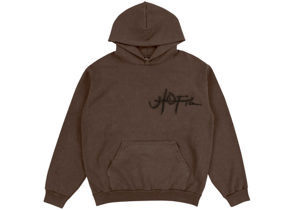Travis Scott Utopia A2 Hooded Sweatshirt Brown