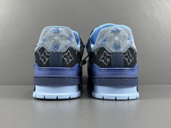 Trainer round toe lace up fashion sneakers - Image 7