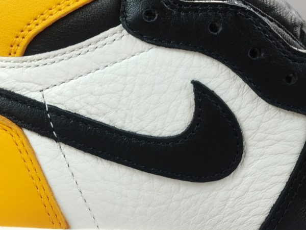 Air Jordan 1 High OG “Yellow Toe” Retro Casual Basketball Shoes - Image 9