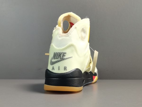 Off-White X Air Jordan 5 Retro SP ＂Sail＂ - Image 5