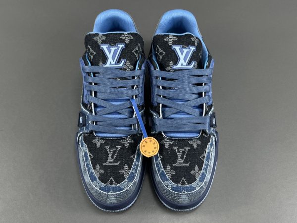Trainer round toe lace up fashion sneakers - Image 4