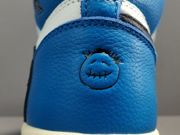 Travis Scott Fragment X Air Jordan 1 High OG＂Military Blue＂Casual shoes - Image 5