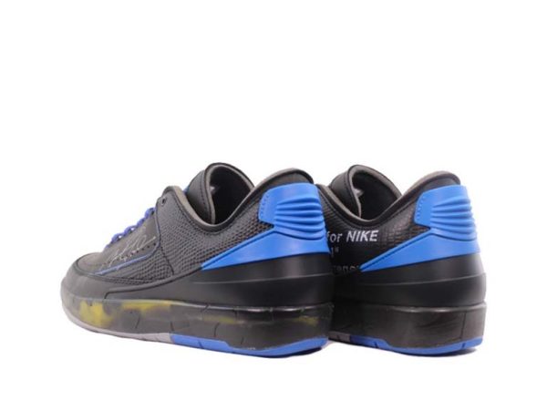 Off-White x Air Jordan 2 Retro Low SP ‘Black Varsity Royal’ - Image 3
