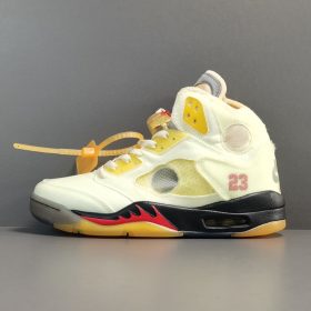 Off-White X Air Jordan 5 Retro SP ＂Sail＂